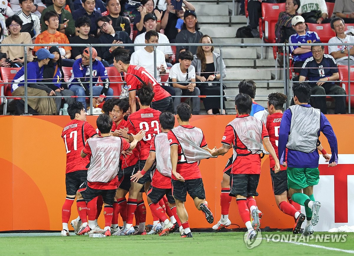 한국 남자축구 한일전 1-0 승리|아시안게임 4연패, 결승골은 엄지성